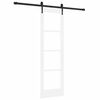 vidaXL Posuvn&eacute; dvere Biela 61 x 198,5 cm