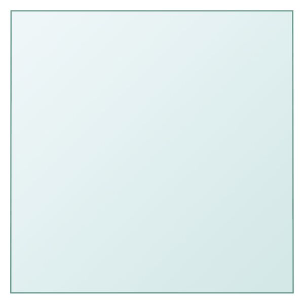 vidaXL Stolov&aacute; doska priehľadn&aacute; 30x30 cm tvrden&eacute; sklo