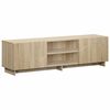 vidaXL TV stol&iacute;k 140 x 34.5 x 40 cm Dub sonoma Kompozitn&eacute; drevo