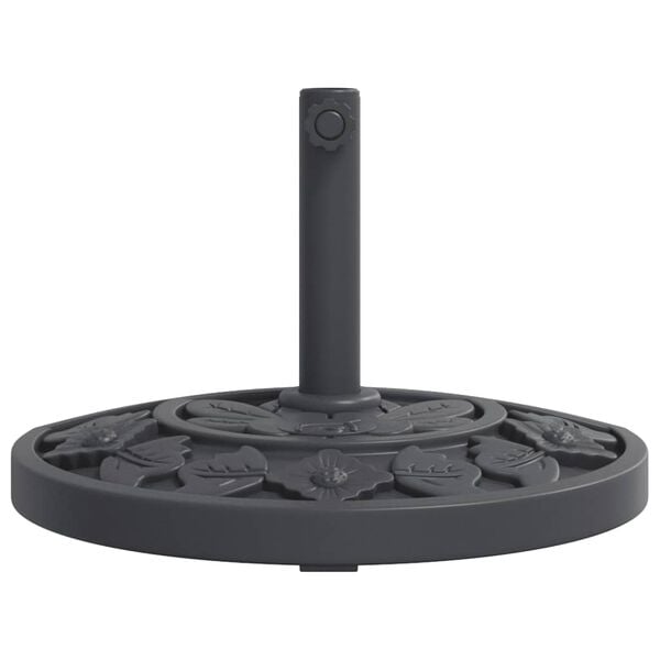 vidaXL Podstavec pod slnečník pre Ø38/48 mm tyče 9 kg polkruh