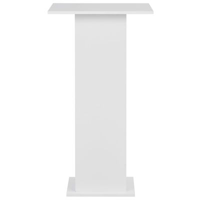 vidaXL Barový stôl biely 60x60x110 cm