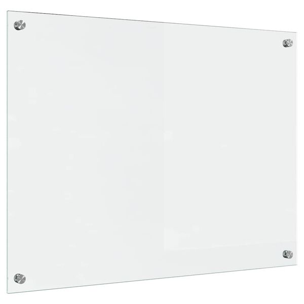 vidaXL Kuchynsk&yacute; backsplash Priehľadn&aacute; 80 x 60 cm tvrden&eacute; sklo