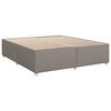 vidaXL Posteľn&yacute; r&aacute;m boxspring s matracom sivohned 180x200 cm l&aacute;tka