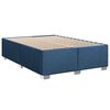 vidaXL Posteľn&yacute; r&aacute;m boxspring s matracom modr&yacute; 160x200 cm l&aacute;tka