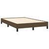vidaXL Boxspring posteľ s matracom tmavohned&aacute; 120x190 cm l&aacute;tka