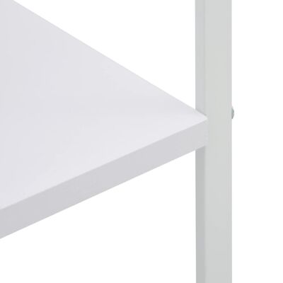 vidaXL Skrinka na mikrovlnku, biela 60x39,6x123 cm, kompozitné drevo
