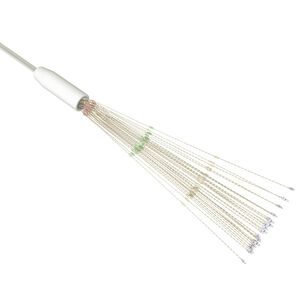 vidaXL Vonkaj&scaron;ia vianočn&aacute; prskavka, farebn&aacute; 20 cm, 140 LED