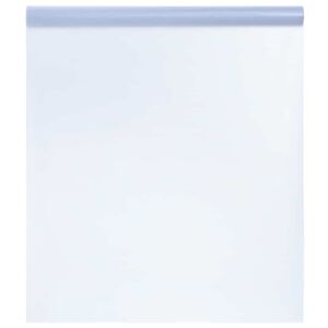 vidaXL Window Film Nastaviteľn&eacute; Frosted &scaron;ed&aacute; 35.4 x 196.9 in PVC