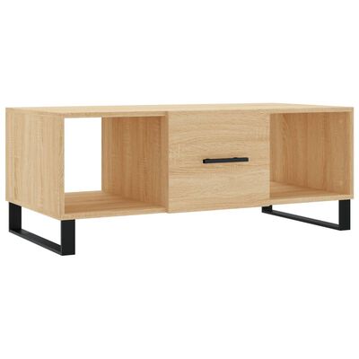 vidaXL Konferenčný stolík dub sonoma 102x50x40 cm kompozitné drevo