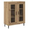 vidaXL Highboard Remeseln&yacute; dub 69,5 x 34 x 180 cm