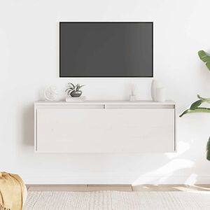 vidaXL N&aacute;stenn&aacute; skrinka biela 100x30x35 cm mas&iacute;vna borovica