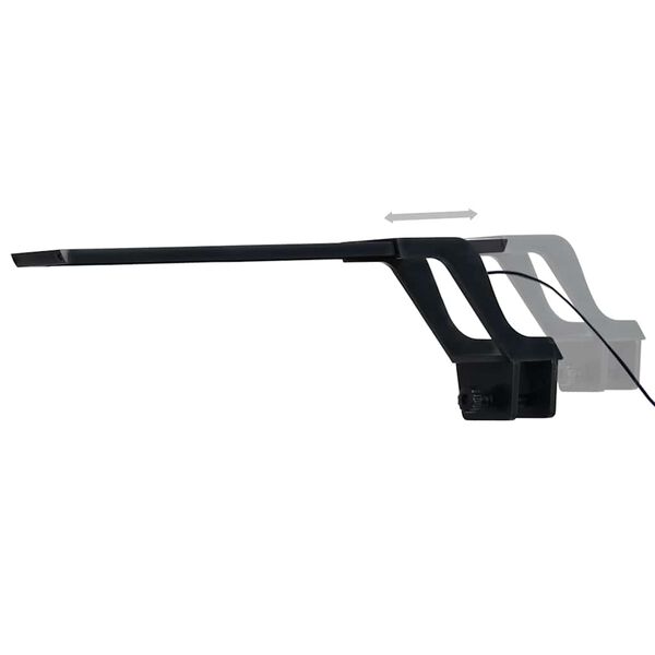 vidaXL LED svetlo do akv&aacute;ria so svorkami 35-55 cm modr&aacute; a biela