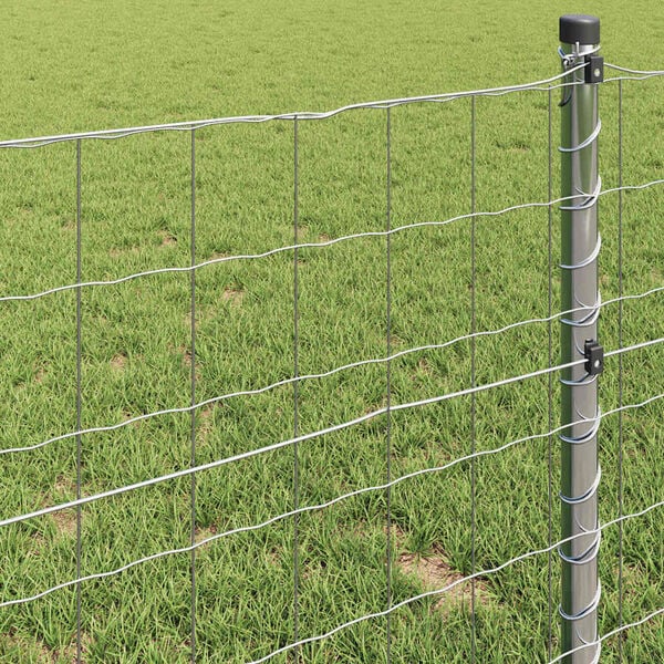 vidaXL Euro plot Strieborná 1.6 x 10 m