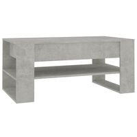 vidaXL Konferenčný stolík betónový sivý 102x55x45 cm spracované drevo