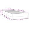 vidaXL Box Spring Posteľ bez matraca Tmavo&scaron;ed&aacute; 90x210 cm Zamat