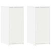 vidaXL Skrinky na top&aacute;nky 2 ks biele 32x35x70 cm drevotrieska