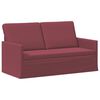 vidaXL Sofa pre 2 osoby V&iacute;no červen&eacute; 150 x 81 x 82 cm L&aacute;tka