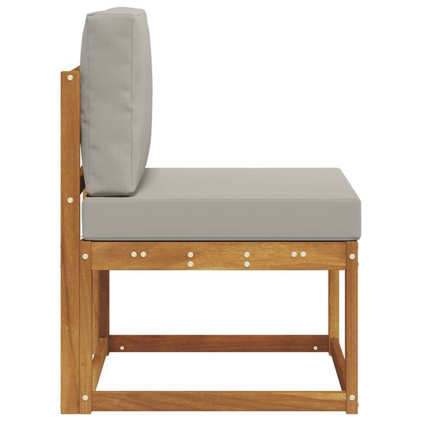 vidaXL Z&aacute;hradn&aacute; stredn&aacute; sedačka Pevn&eacute; ak&aacute;ciov&eacute; drevo