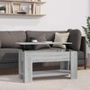 vidaXL Konferenčn&yacute; stol&iacute;k siv&yacute; sonoma 101x49x52 cm spracovan&eacute; drevo