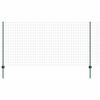 vidaXL Euro oplotenie s pilierom 10 x 1,2 m PVC potiahnut&aacute; oceľ Zelen&aacute;