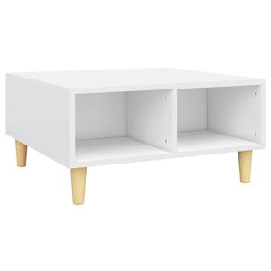 vidaXL Konferenčn&yacute; stol&iacute;k, biely 60x60x30 cm, kompozitn&eacute; drevo