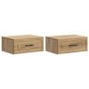 vidaXL N&aacute;stenn&aacute; nočn&aacute; skrinka 2 pcs Dub artisan 49 x 34,5 x 20 cm
