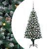 vidaXL Umel&yacute; vianočn&yacute; stromček Zelen&aacute; 180 cm PVC a Oceľ a Plast