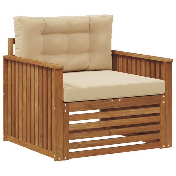 vidaXL Z&aacute;hradn&aacute; s&uacute;prava gaučov Mas&iacute;vne ak&aacute;ciov&eacute; drevo a polyester