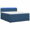 vidaXL Posteľ boxspring s matracom Modr&aacute; 140 x 200 cm L&aacute;tka