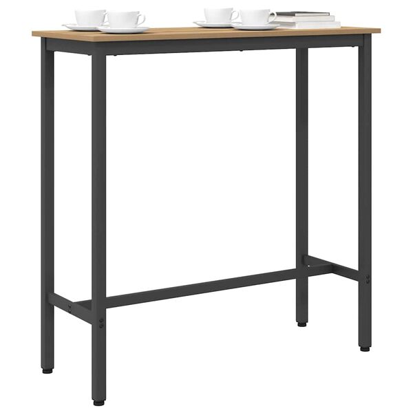 vidaXL st&ocirc;l Remeseln&yacute; dub 100 x 40 x 100,5 cm Inžinierske drevo a oceľ