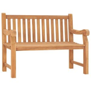 vidaXL Z&aacute;hradn&aacute; lavička 114 cm mas&iacute;vne teakov&eacute; drevo