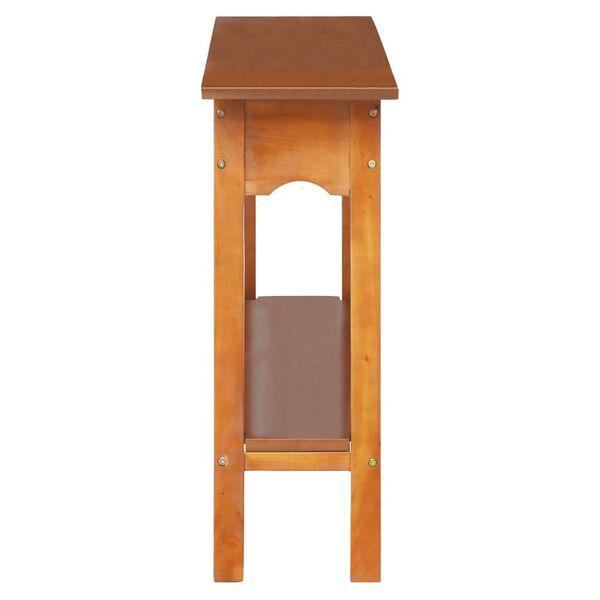 vidaXL Konzolov&yacute; stol&iacute;k 110x30x75 cm mas&iacute;vny mahag&oacute;n