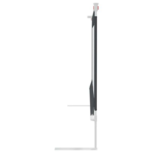 vidaXL Z&aacute;brana na detsk&uacute; posteľ tmavosiv&aacute; 160x25 cm l&aacute;tka