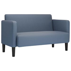 vidaXL Loveseat Pohovka modr&aacute; 109 cm man&scaron;estrov&aacute; l&aacute;tka
