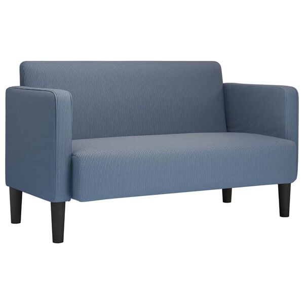 vidaXL Loveseat Pohovka modr&aacute; 109 cm man&scaron;estrov&aacute; l&aacute;tka