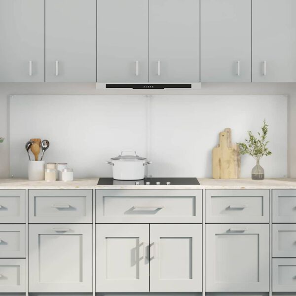 vidaXL Kuchynsk&yacute; backsplash 2 pcs Priehľadn&aacute; 100 x 60 cm tvrden&eacute; sklo