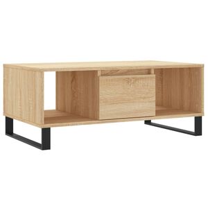 vidaXL Konferenčn&yacute; stol&iacute;k dub sonoma 90x50x36,5 cm spracovan&eacute; drevo