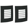 vidaXL Exteri&eacute;rov&eacute; n&aacute;stenn&eacute; svietidlo 2 pcs Čierna 23.5 x 9 x 26 cm