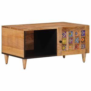 vidaXL Konferenčn&yacute; stol&iacute;k Pr&iacute;rodn&aacute; 80 x 50 x 40 cm Mas&iacute;vne mango drevo