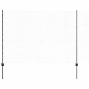 vidaXL Hexagon&aacute;lny plot s stĺpom 10 x 1,5 m PVC potiahnut&aacute; oceľ Siv&aacute;