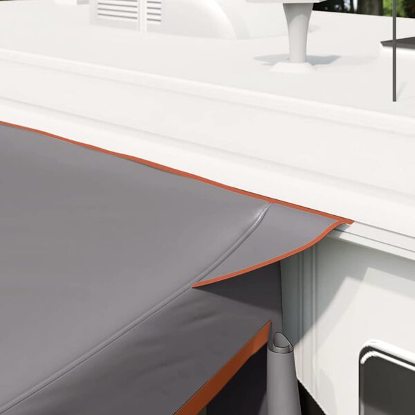 vidaXL Stan na zadn&eacute; dvere auta &Scaron;ed&aacute; a oranžov&aacute; 285 x 255 x 245 cm