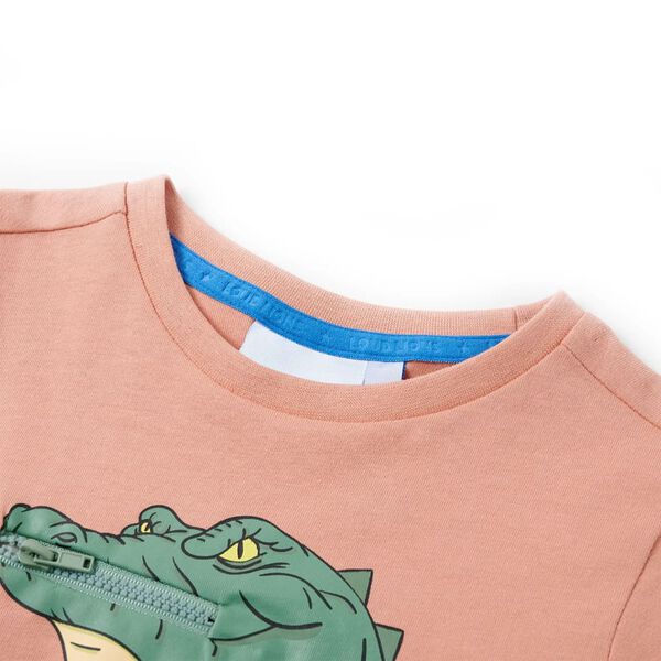 Detské tričko svetlooranžové 128