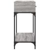vidaXL Konzolov&yacute; stol&iacute;k siv&yacute; sonoma 100x34,5x75 cm kompozitn&eacute; drevo