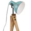 vidaXL Podlahová lampa 25 W šmuhovaná modrá 45x45x120 cm E27