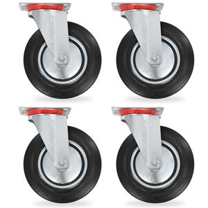 vidaXL Otočn&eacute; kolieska 4 ks 200 mm