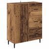 vidaXL Highboard so z&aacute;suvkou 2 pcs Star&eacute; drevo Kompozitn&eacute; drevo
