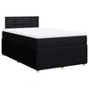 vidaXL Boxspring posteľ s matracom čierny 120x200 cm l&aacute;tka