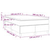 vidaXL Boxspring posteľ s matracom modrá 120x200 cm látka