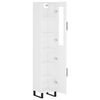 vidaXL Vysok&aacute; skrinka biela 34,5x34x180 cm spracovan&eacute; drevo