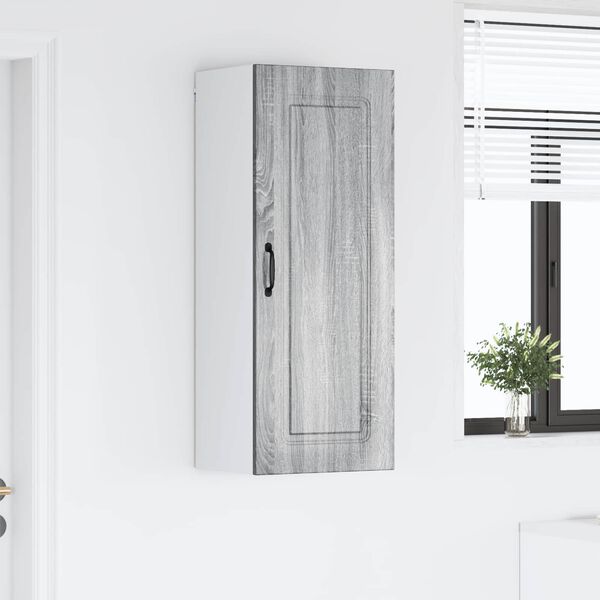 vidaXL Kuchynsk&aacute; skriňa Kalmar Siv&yacute; Sonoma 40 x 31 x 100 cm